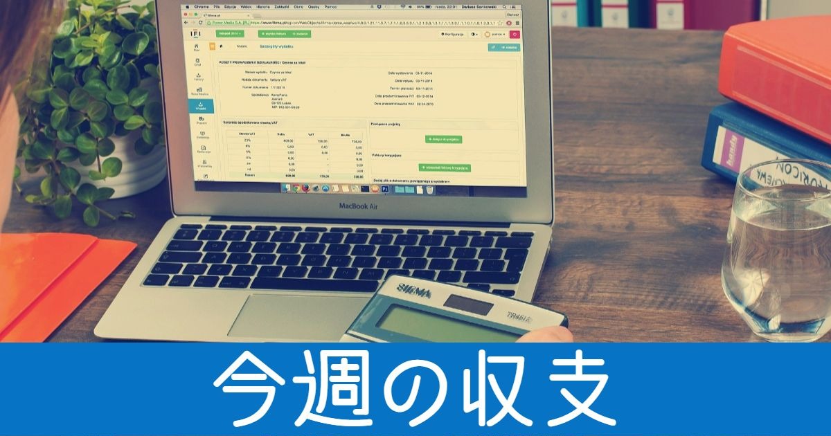 今週の収支_マイナス